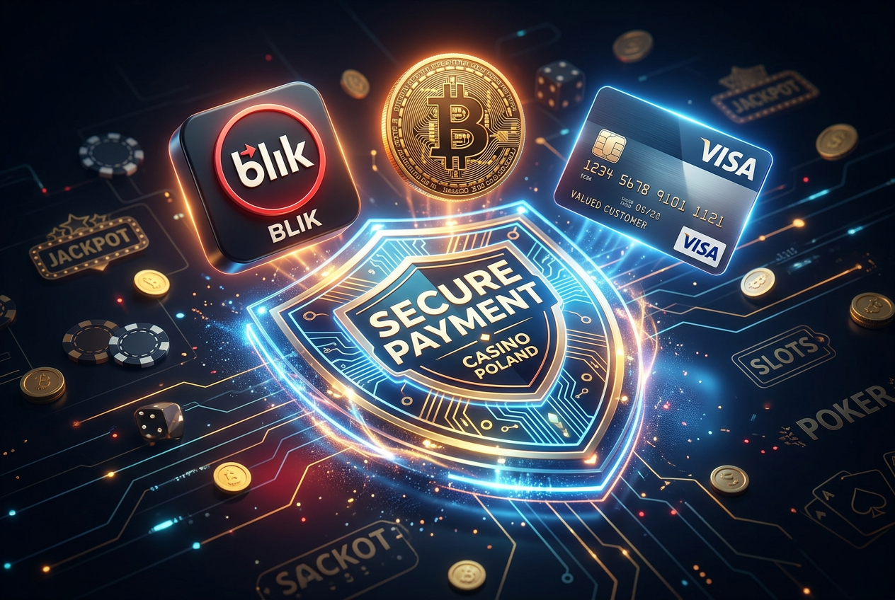 Secure payment methods for online casinos including BLIK and crypto